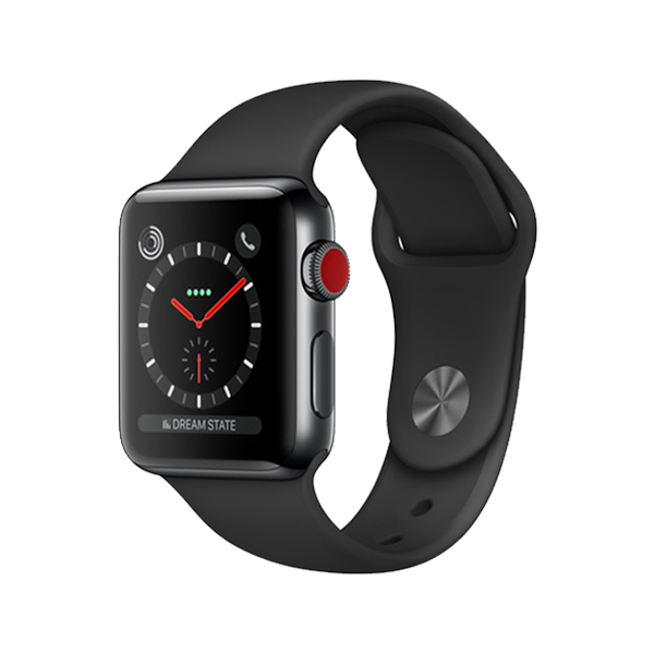 Levně Apple Watch 3 38mm Space Gray - (A+)