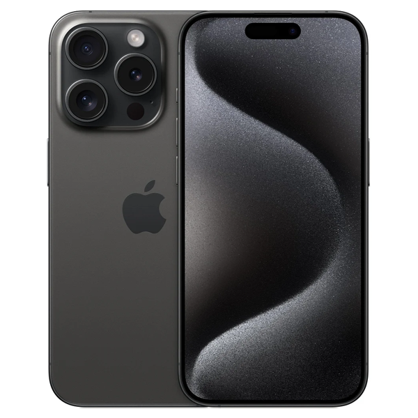 iPhone 15 Pro 128GB Černý Titan eSIM - (B+)